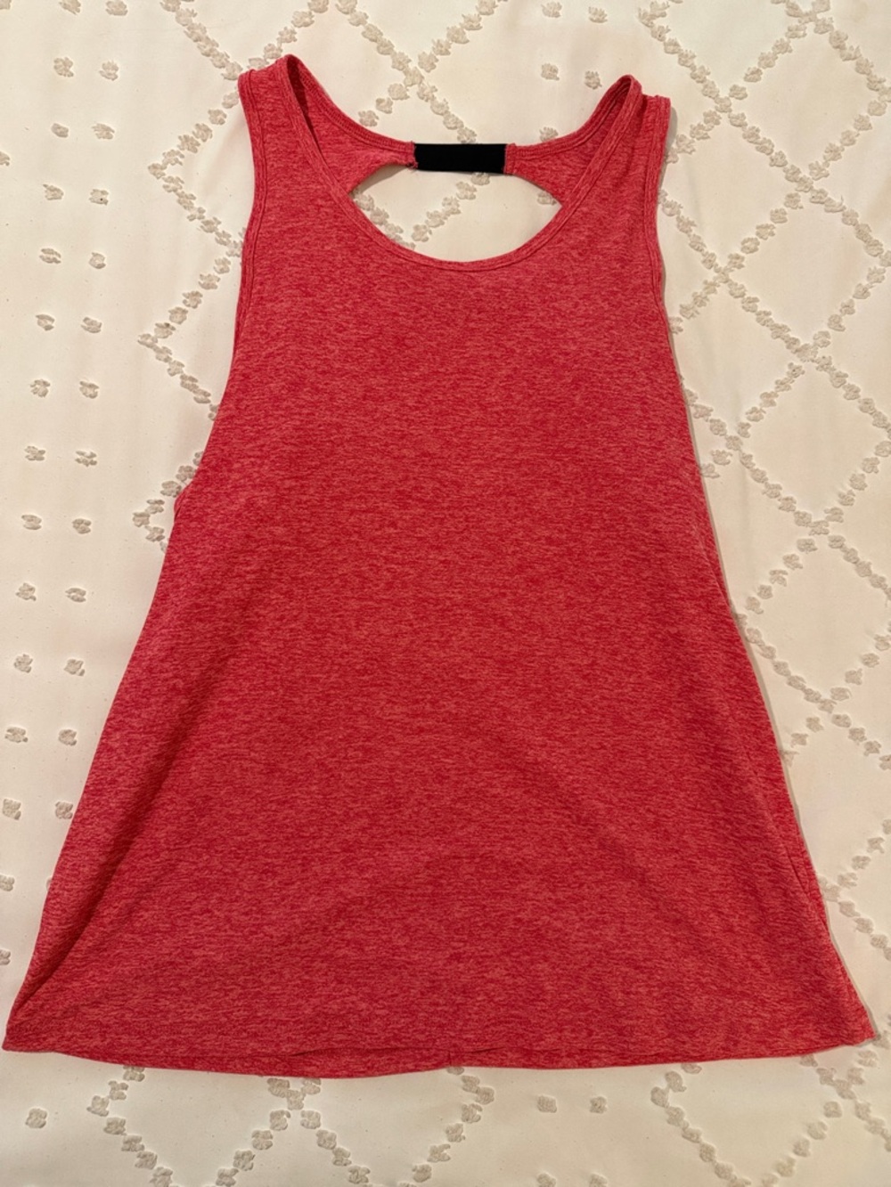 Beyond Yoga Red Racerback Tank - Soft Heathered Active Top